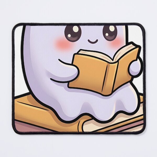 Item preview, Cute Tiny Ghost Sitting on a Stack of Three Storybooks designed and sold by pumsquare.