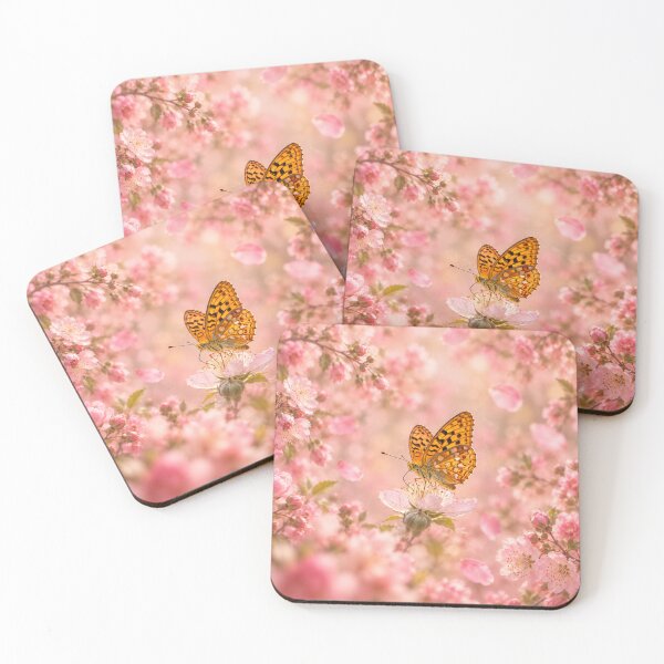 Item preview, Orange Butterfly on a Pink Flower designed and sold by Medve Photography & Design.