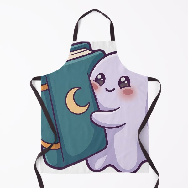 Item preview, Cute Tiny Ghost Hugging a Giant Storybook designed and sold by pumsquare.