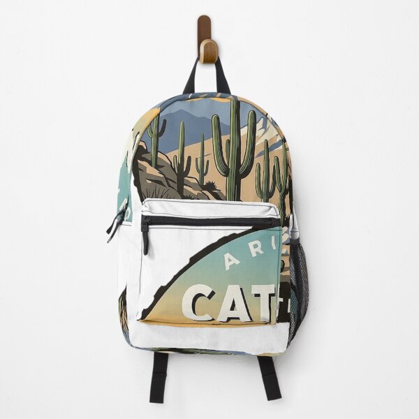 Item preview, Catalina State Park Arizona Saguaro Round Badge Sticker designed and sold by DetourDgn.
