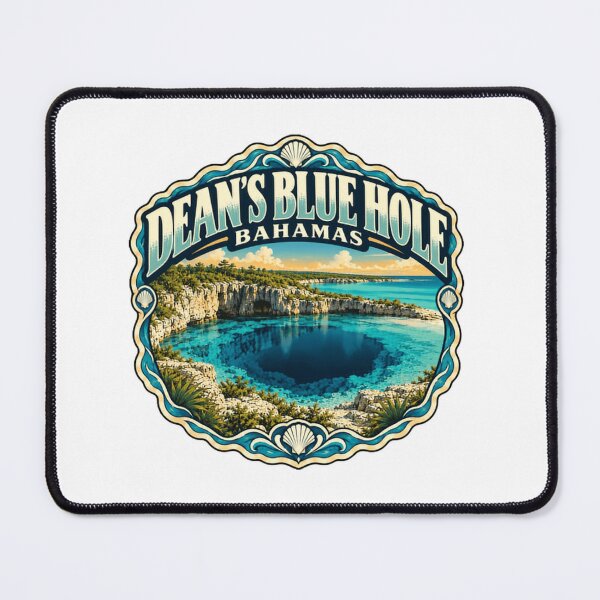 Item preview, Dean's Blue Hole Bahamas Travel Diving Destination Explorer designed and sold by Simsimah26Parks.