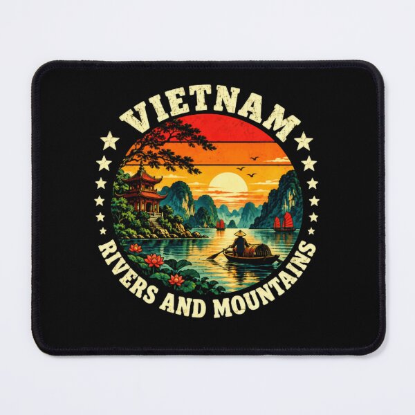 Item preview, Vietnam Rivers And Mountains Travel Tourist Explorer Asia Vacation designed and sold by JonesFlora2025.