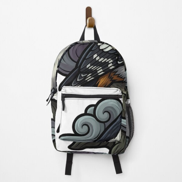 Item preview, Mystic Outlands — Great Spotted Woodpecker on a Mist-wrapped Pine Stump designed and sold by IllumeInk.