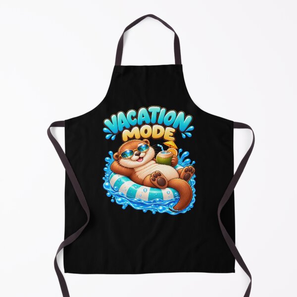 Item preview, Vacation Mode – Cute Otter Tropical Summer Vacation designed and sold by HO•Designs.