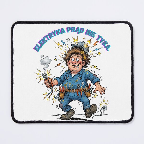Item preview, Elektryka Prąd Nie Tyka - Zabawny Prezent dla Fachowca designed and sold by BikTee.