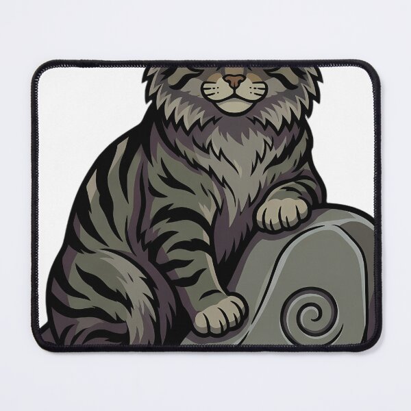Item preview, Mystic Outlands — Scottish Wildcat at a Fallen Chapel Stone designed and sold by IllumeInk.
