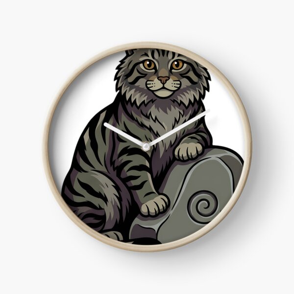 Item preview, Mystic Outlands — Scottish Wildcat at a Fallen Chapel Stone designed and sold by IllumeInk.