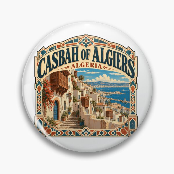 Item preview, Casbah Of Algiers Algeria Travel Destination Heritage Souvenir designed and sold by Simsimah26Parks.