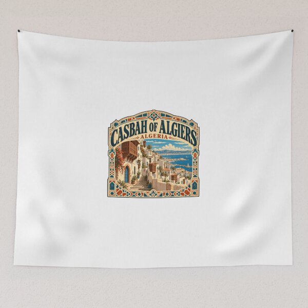 Item preview, Casbah Of Algiers Algeria Travel Destination Heritage Souvenir designed and sold by Simsimah26Parks.
