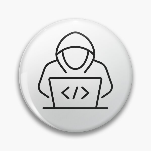 Item preview, Hacker Laptop Line Icon designed and sold by VectorForge Studio.