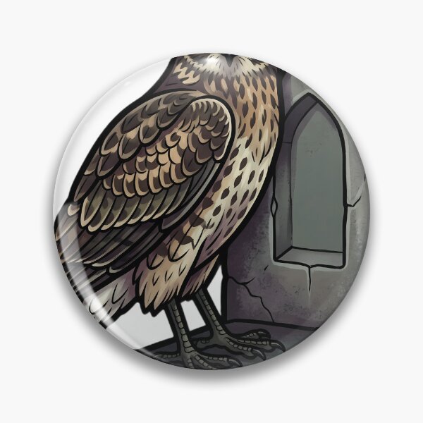 Item preview, Mystic Outlands — Hen Harrier at a Ruined Chapel Gable designed and sold by IllumeInk.