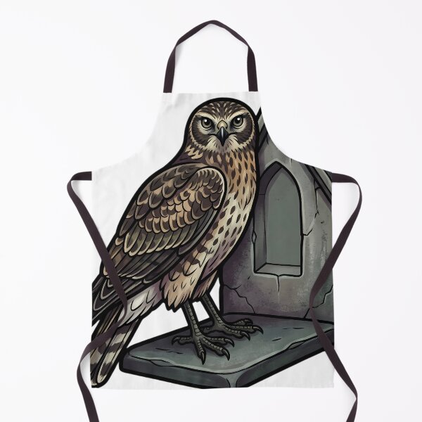Item preview, Mystic Outlands — Hen Harrier at a Ruined Chapel Gable designed and sold by IllumeInk.