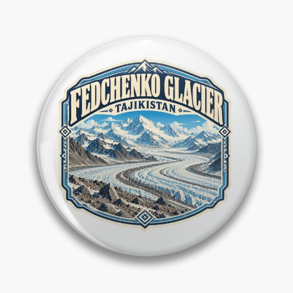 Item preview, Fedchenko Glacier Tajikistan Travel Mountains Explorer designed and sold by Simsimah26Parks.