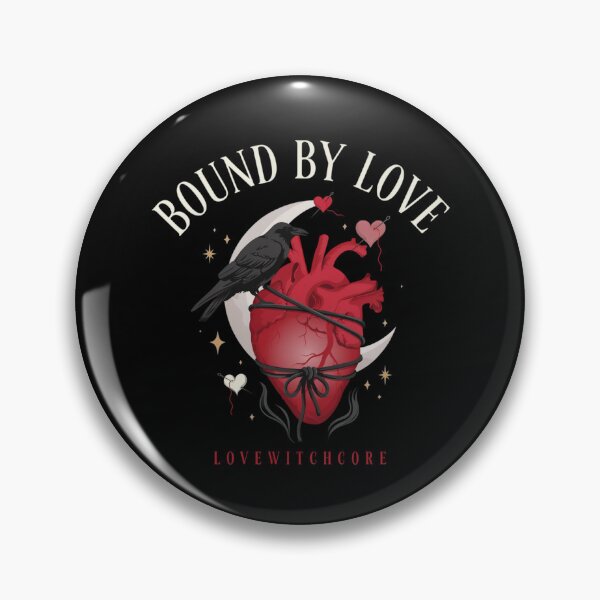 Item preview, Lovewitch Bound Heart Halloween Design Graphic Tee v2 designed and sold by DarylWelsh2024.