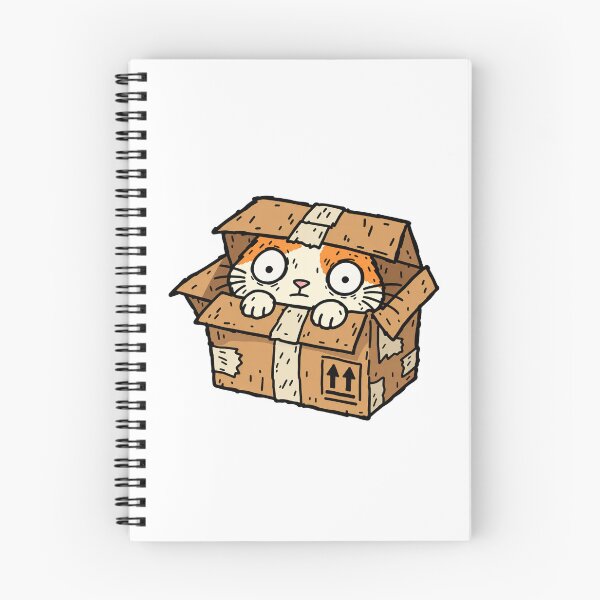 Item preview, Cat Hiding In A Box designed and sold by MonkiFlipp.