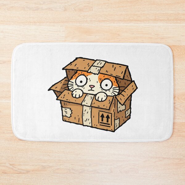 Item preview, Cat Hiding In A Box designed and sold by MonkiFlipp.