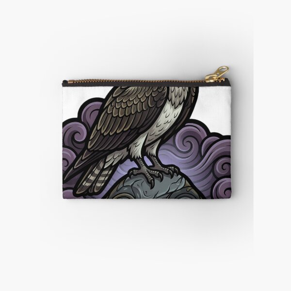 Item preview, Mystic Outlands — Osprey at a Loch Stone with a Solid Water Curl designed and sold by IllumeInk.