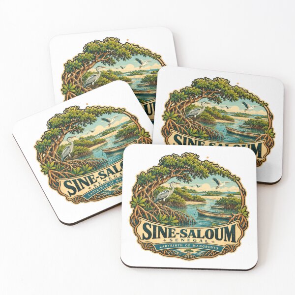 Item preview, Sine-Saloum Senegal Labyrinth Of Mangroves Africa Travel Destination Ecotourism designed and sold by Star3NowForMe.