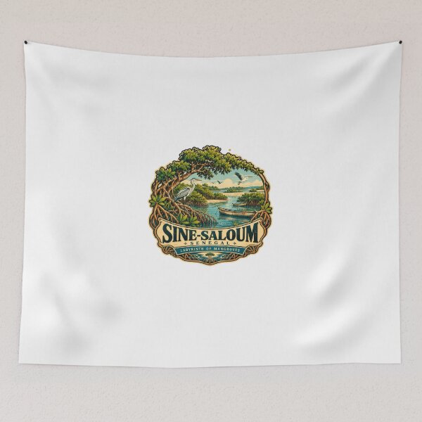 Item preview, Sine-Saloum Senegal Labyrinth Of Mangroves Africa Travel Destination Ecotourism designed and sold by Star3NowForMe.