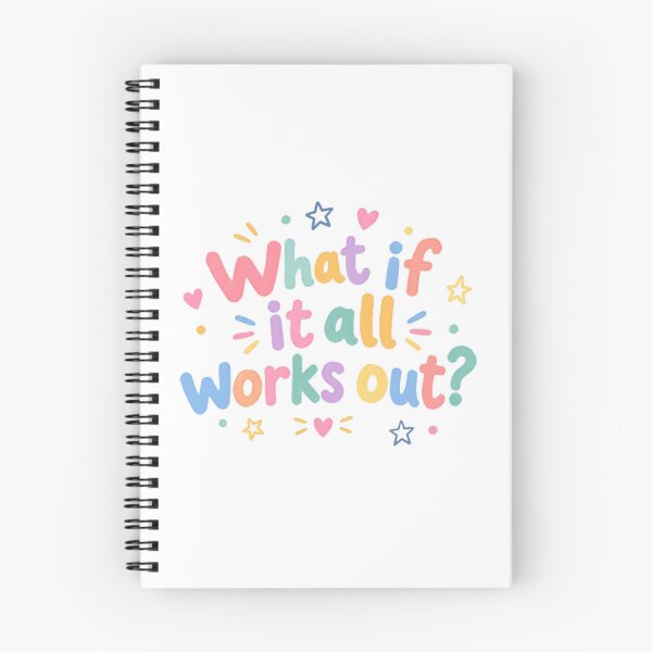 Item preview, What If It All Works Out Positive Mindset Optimism Inspiration designed and sold by NeedForParks.