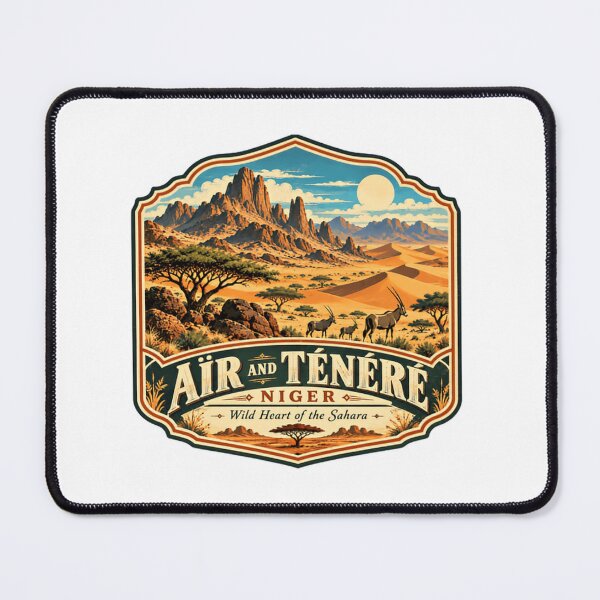 Item preview, Air And Ténéré Niger Wild Heart Of The Sahara African Desert Travel Explorer designed and sold by Simsimah26Parks.