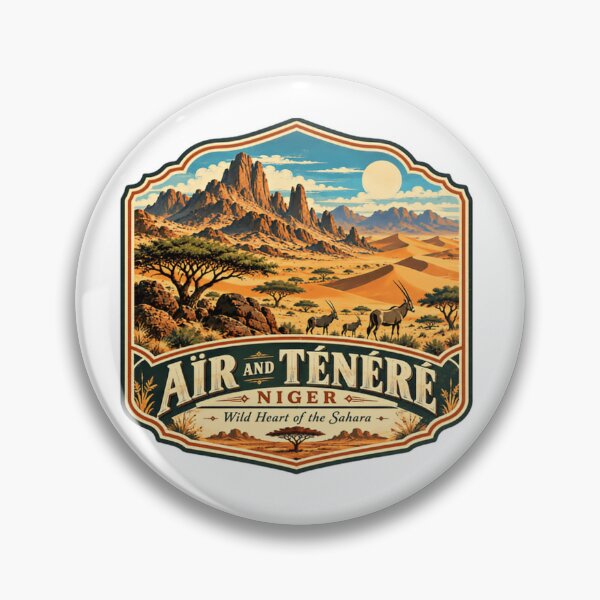 Item preview, Air And Ténéré Niger Wild Heart Of The Sahara African Desert Travel Explorer designed and sold by Simsimah26Parks.