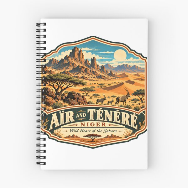 Item preview, Air And Ténéré Niger Wild Heart Of The Sahara African Desert Travel Explorer designed and sold by Simsimah26Parks.