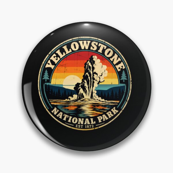 Item preview, Yellowstone National Park Est 1872 Old Faithful Geyser Travel Outdoors designed and sold by JonesFlora2025.