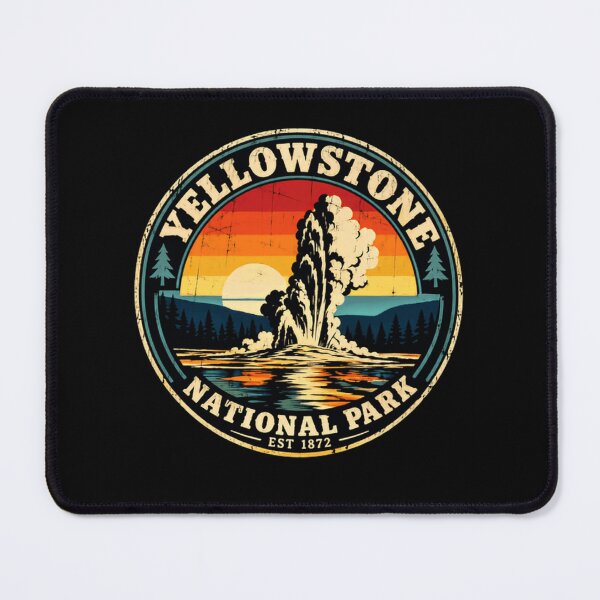 Item preview, Yellowstone National Park Est 1872 Old Faithful Geyser Travel Outdoors designed and sold by JonesFlora2025.