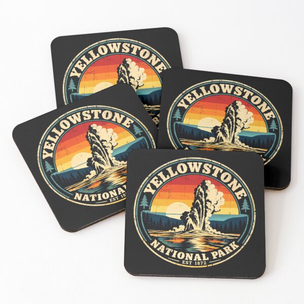 Item preview, Yellowstone National Park Est 1872 Old Faithful Geyser Travel Outdoors designed and sold by JonesFlora2025.