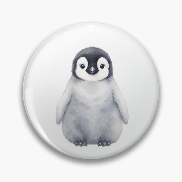 Item preview, Adorable Arctic Baby Penguin Watercolour Illustration designed and sold by made by Golightly x.