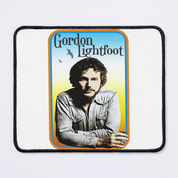 Item preview, Gordon Lightfoot Retro Orange Green Guitar Illustration designed and sold by LesleyKautzer.