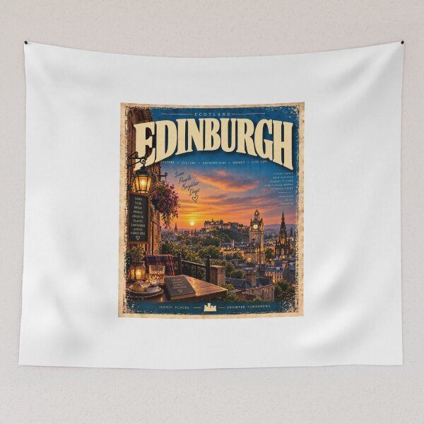 Item preview, Edinburgh Scotland – Vintage Scottish designed and sold by Fleetwood1994.