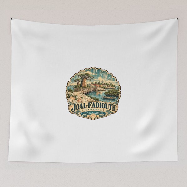 Item preview, Joal-Fadiouth Senegal Island Of Shells Travel Souvenir Destination designed and sold by Simsimah26Parks.