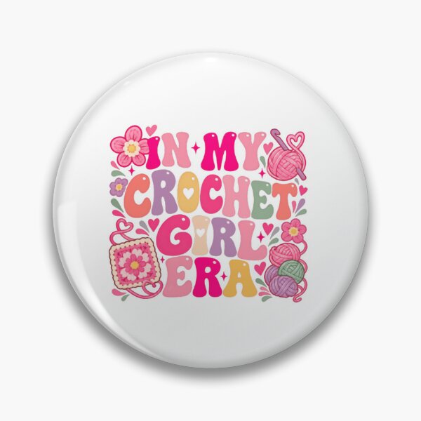 Item preview, In My Crochet Girl Era Crocheter Hobby Crafter Woman designed and sold by SkeletonsDanger.