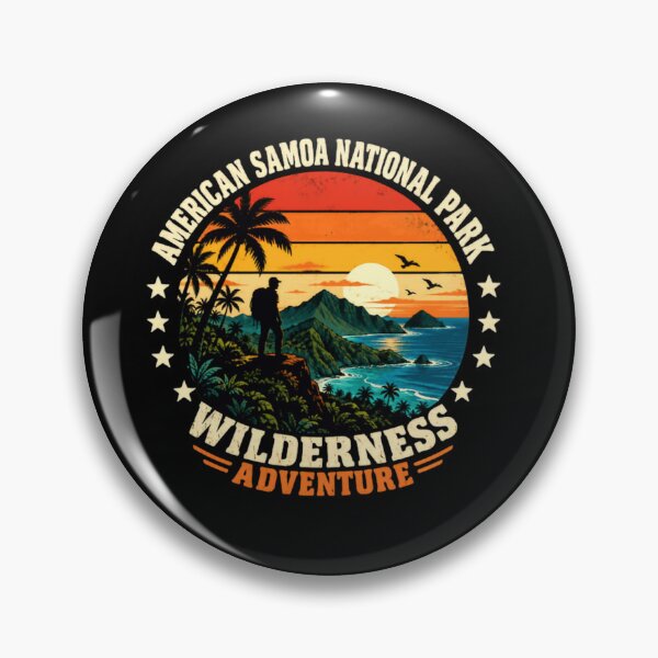 Item preview, American Samoa National Park Wilderness Adventure Hiker Traveler Souvenir designed and sold by JonesFlora2025.
