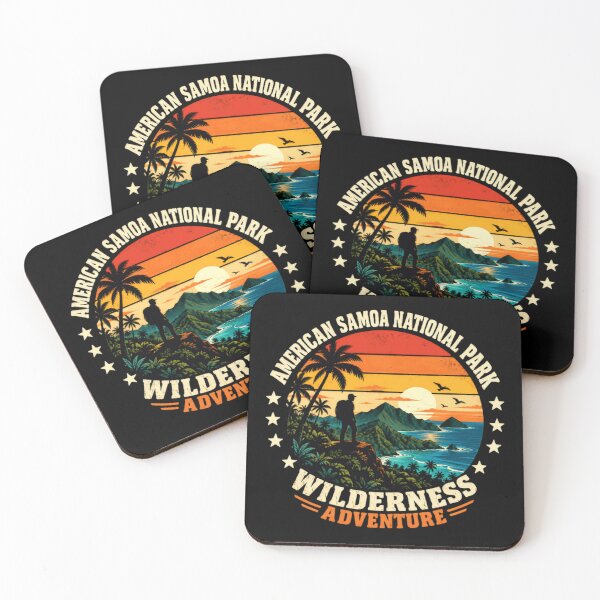 Item preview, American Samoa National Park Wilderness Adventure Hiker Traveler Souvenir designed and sold by JonesFlora2025.