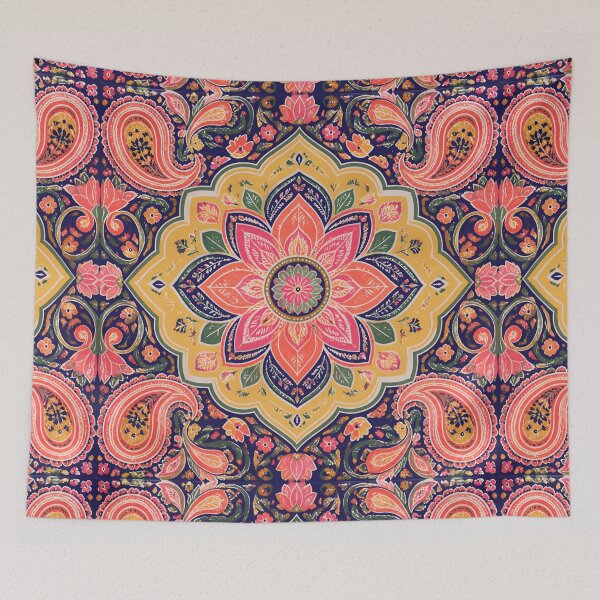 Item preview, Pink Rangoli design designed and sold by Heaven1111.