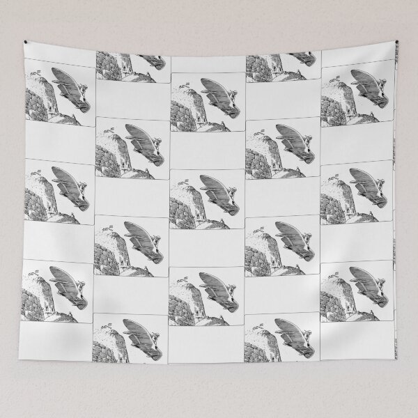 Item preview, Dark Silhouette Glider Aircraft Scene designed and sold by cleverring3.