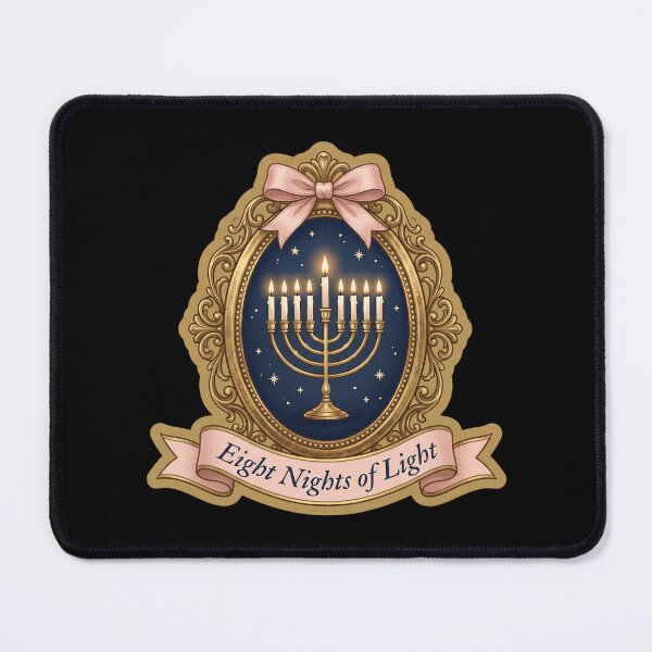 Item preview, Hanukkah Cameo Locket — Eight Nights of Light designed and sold by TheCalmEdit.