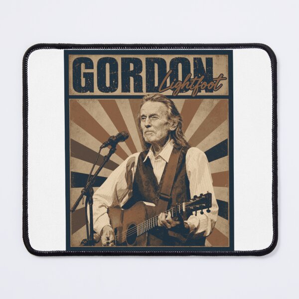 Item preview, Gordon Lightfoot Vintage Live Folk Portrait designed and sold by LesleyKautzer.