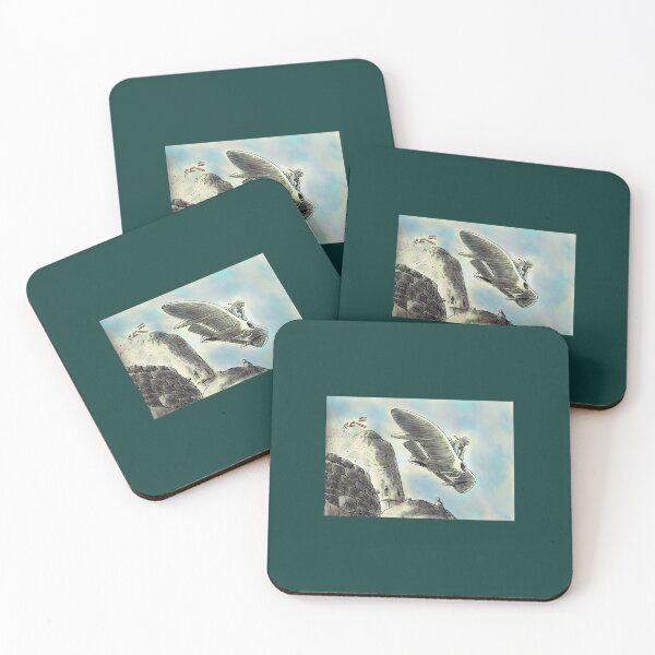 Item preview, Flying Glider Aircraft Retro Scene designed and sold by cleverring3.