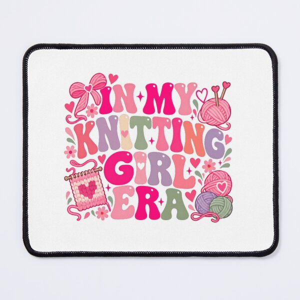 Item preview, In My Knitting Girl Era Knitter Woman Crafter Hobby designed and sold by SkeletonsDanger.