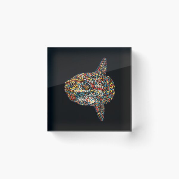 Item preview, Swimming Sunfish Pointillism Illustration designed and sold by Museum Of Non-Existing Art.