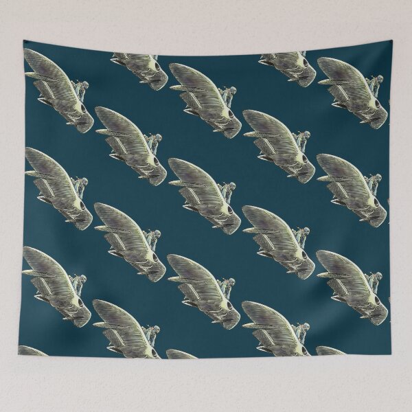 Item preview, Futuristic Glider Aircraft In Flight designed and sold by cleverring3.