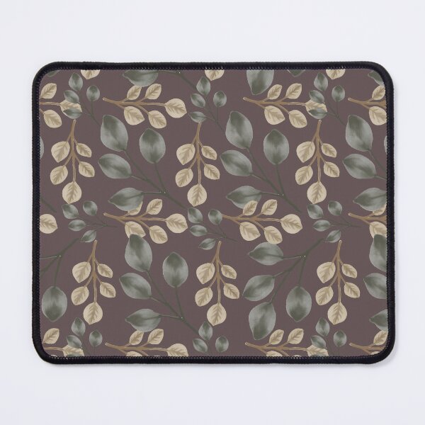 Item preview, Botanical Foliage Brown Dusty Mauve Seamless Pattern Art designed and sold by Jyoti Digital Artist.