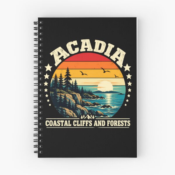 Item preview, Acadia Coastal Cliffs And Forests Maine National Park Traveler designed and sold by JonesFlora2025.