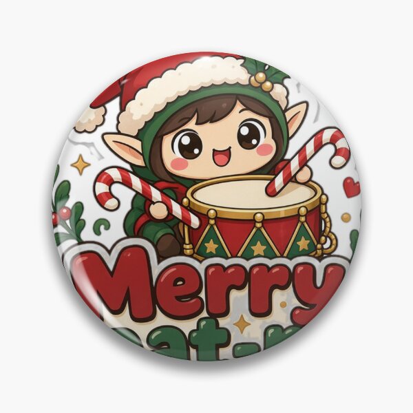 Item preview, Drummer Christmas Merry Beat-mas Gift designed and sold by Soft Merch.
