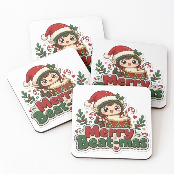 Item preview, Drummer Christmas Merry Beat-mas Gift designed and sold by Soft Merch.