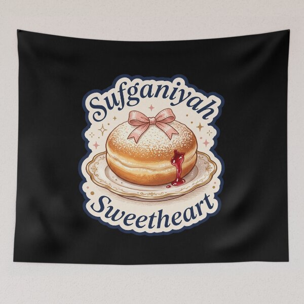 Item preview, Hanukkah Jelly Doughnut — Sufganiyah Sweetheart designed and sold by TheCalmEdit.